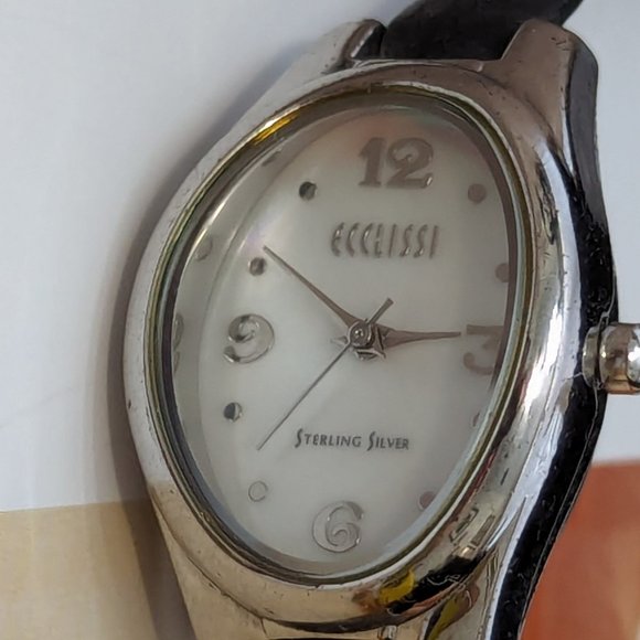 Ecclissi Vintage Sterling Silver Watch Case Watch is 925 Sterling Silver - Picture 1 of 6